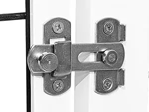 Extra Wide Dog Gate with Door – Freestanding Pet Gate