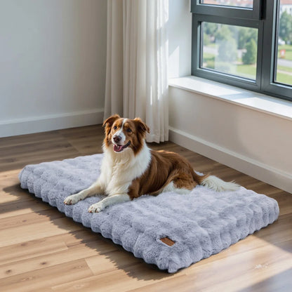 Ultra Plush Washable Dog Bed – Soft Pet Cushion Mat