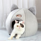Cat Ear Pet Bed – Soft, Warm & Washable Bed for Small to Large Cats