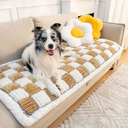 Warm Washable Anti-Slip Pet Bed & Blanket Mat for Car, Sofa & Couch
