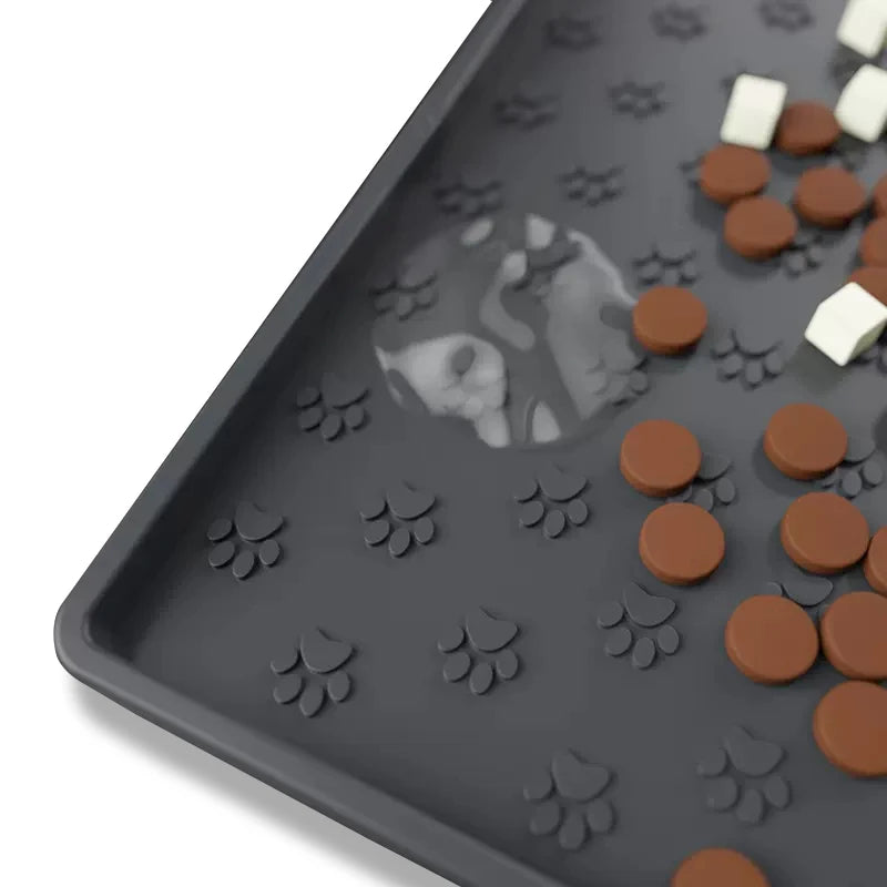 Pet Placemat – Silicone Waterproof Feeding Mat for Cats & Dogs Bowl Pad