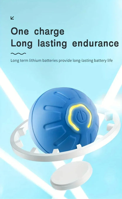 **Smart Interactive Dog Ball – USB Rechargeable Bouncing Toy for Puppies**