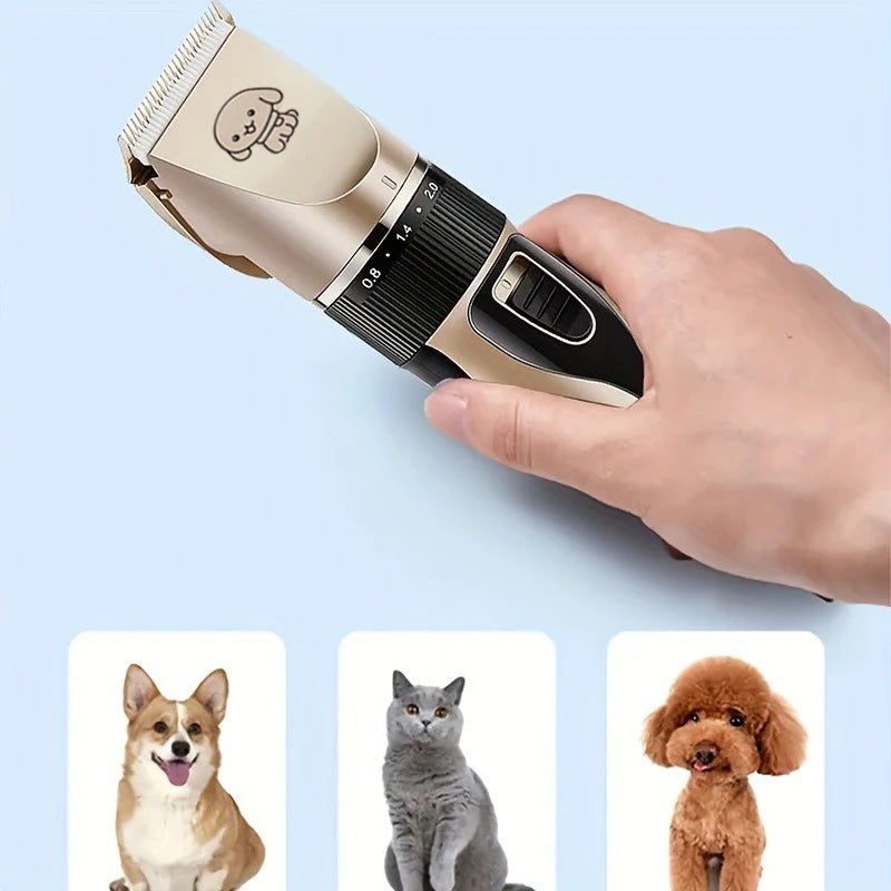 Pet Grooming Clippers – Electric Trimmer for Dogs & Cats