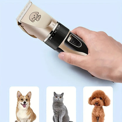 Pet Grooming Clippers – Electric Trimmer for Dogs & Cats