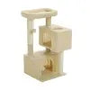 Cat Tree Tower – Cozy Condo, Wide Perch & Sisal Scratching Posts with Plush & Toy