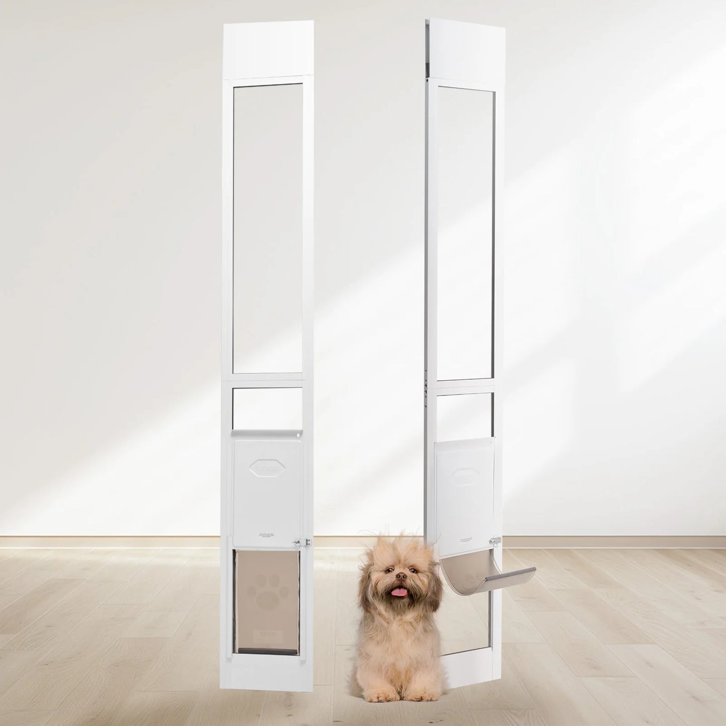 Adjustable Sliding Glass Dog Door – Aluminum Frame Pet Door