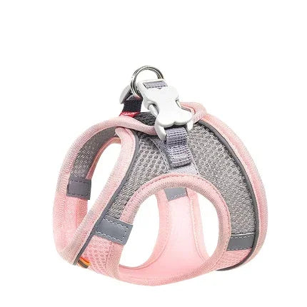 Breathable Pet Harness & Leash Set – Adjustable Safety Vest for Dogs & Cats