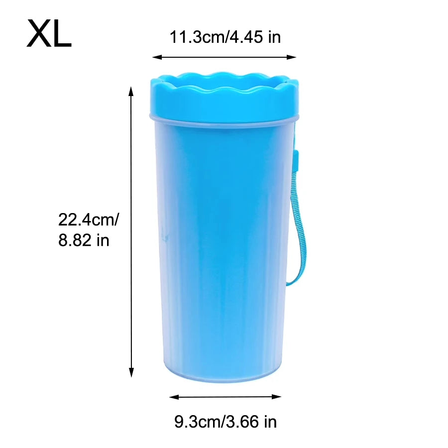 Pet Foot Wash Cup – Silicone Cleaning Brush for Dogs & Cats