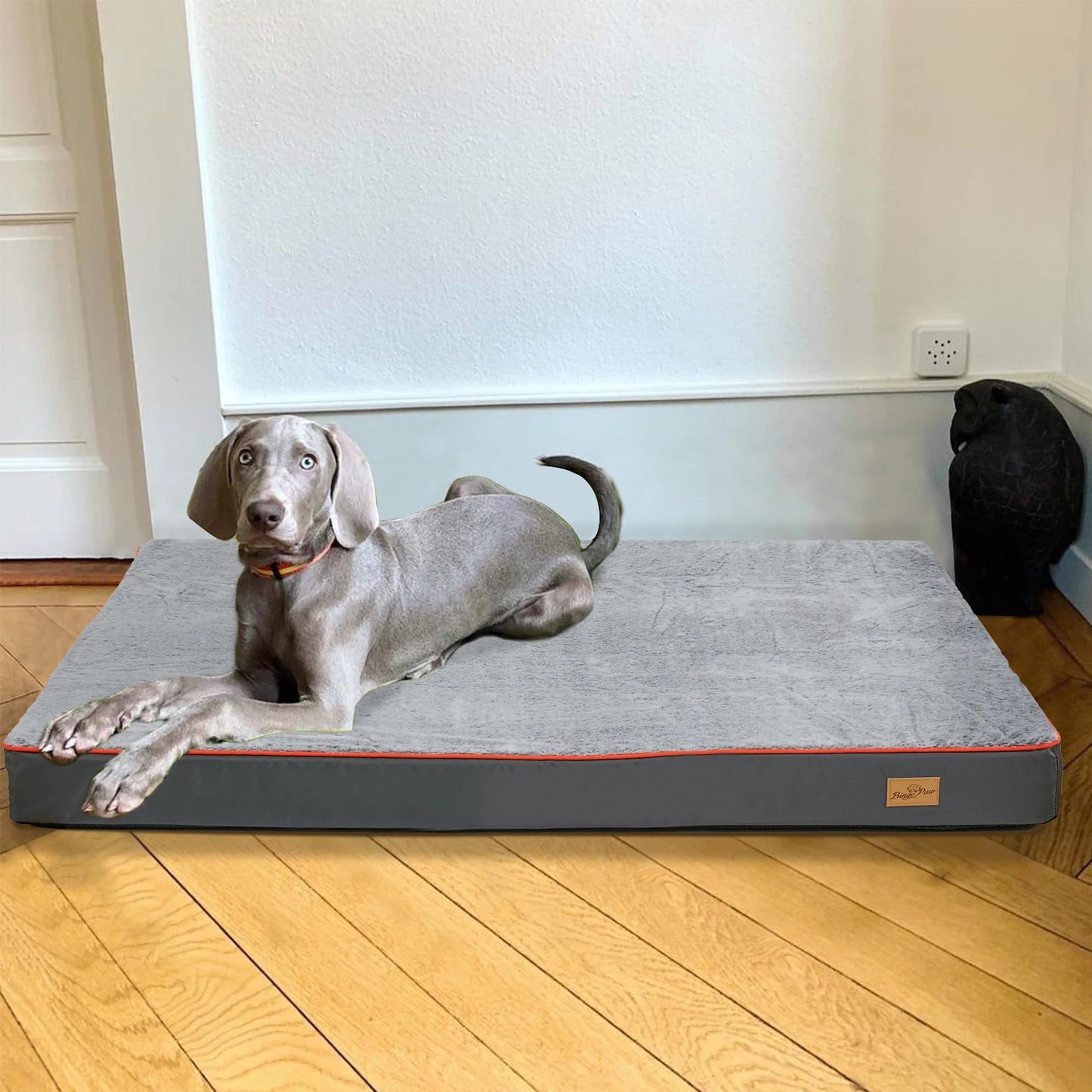 Orthopedic Memory Foam Dog Bed with Waterproof Washable Cover