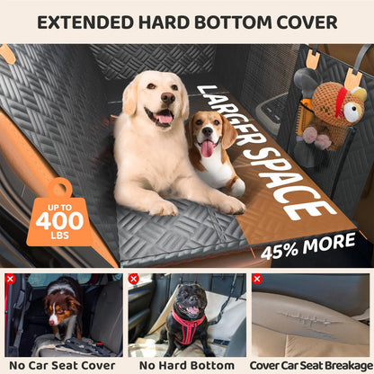 Heavy-Duty Dog Car Seat Cover – Rear Seat Extender & Hammock