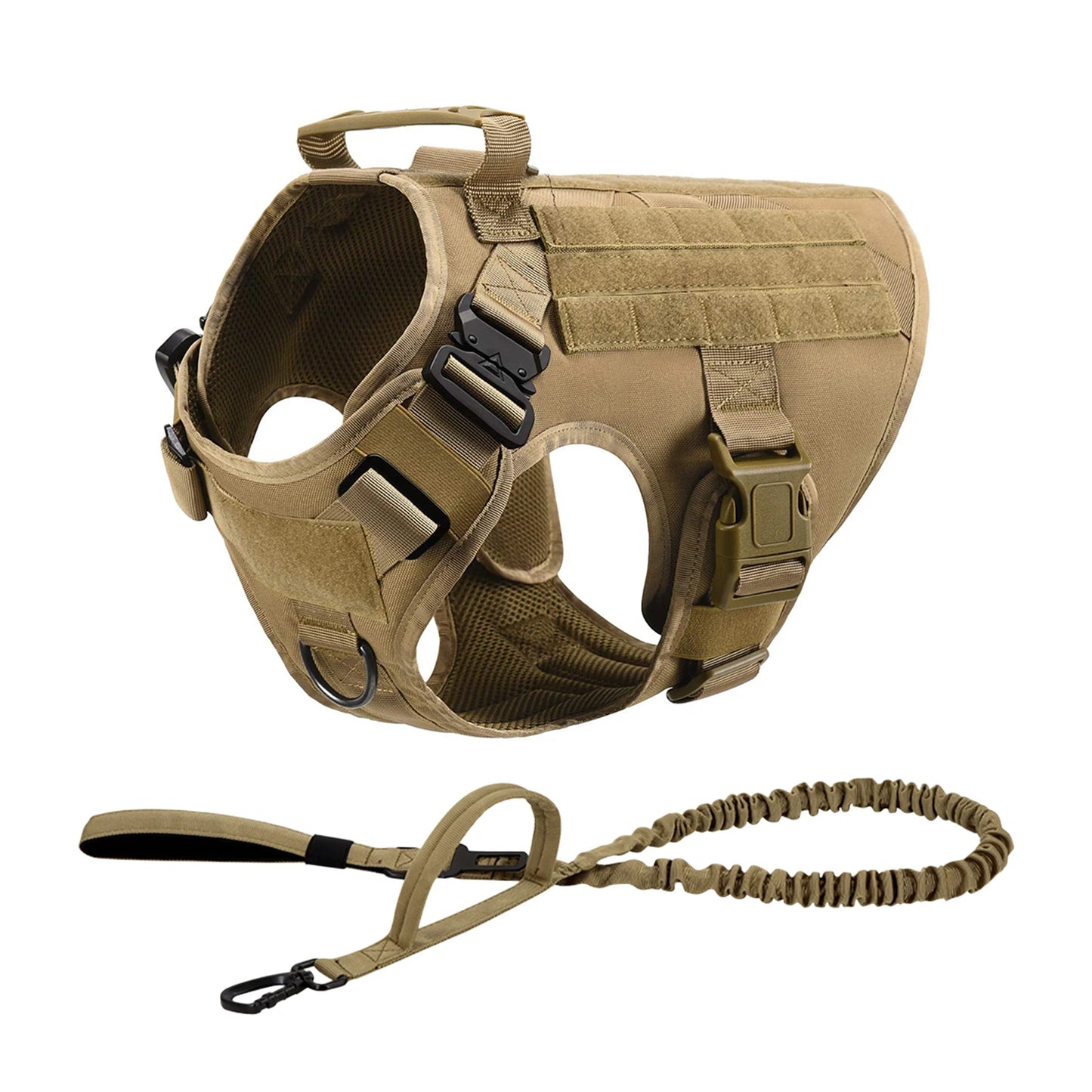 Tactical Dog Harness with Molle – For Medium & Large Dogs