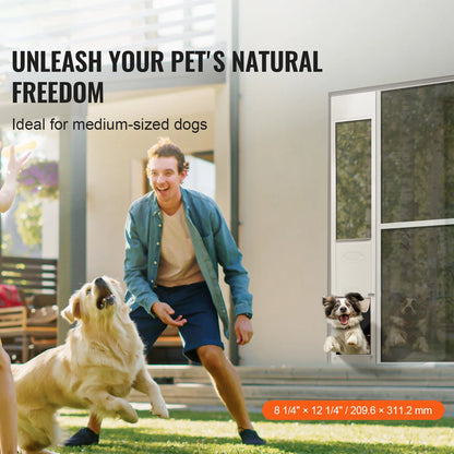 Adjustable Sliding Glass Dog Door – Aluminum Frame Pet Door