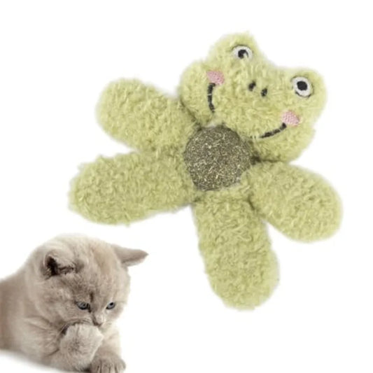Plush Catnip Kicker Toy – Durable Chew & Dental Toy for Indoor Cats