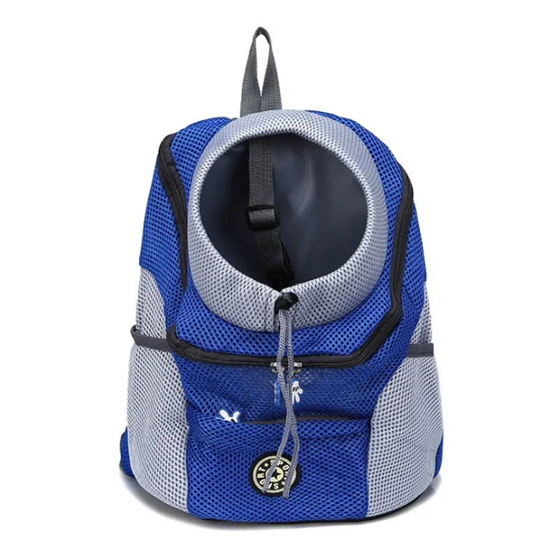 Portable Pet Carrier Backpack – Breathable Front Travel Bag for Dogs & Cats
