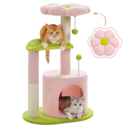 Cactus Cat Tree with Condo & Scratching Post