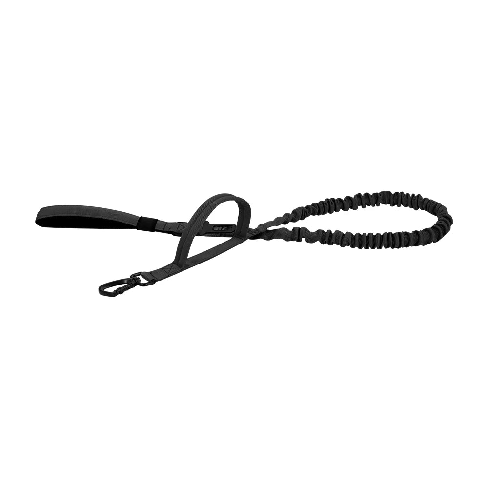 Adjustable Tactical Dog Leash with Dual Handles – Elastic Quick Release Training Lead