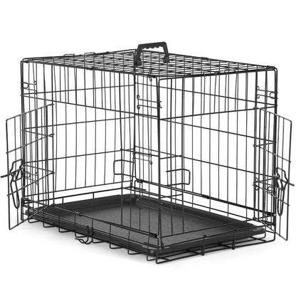 Foldable Dog Kennel with Tray – Indoor & Outdoor Use