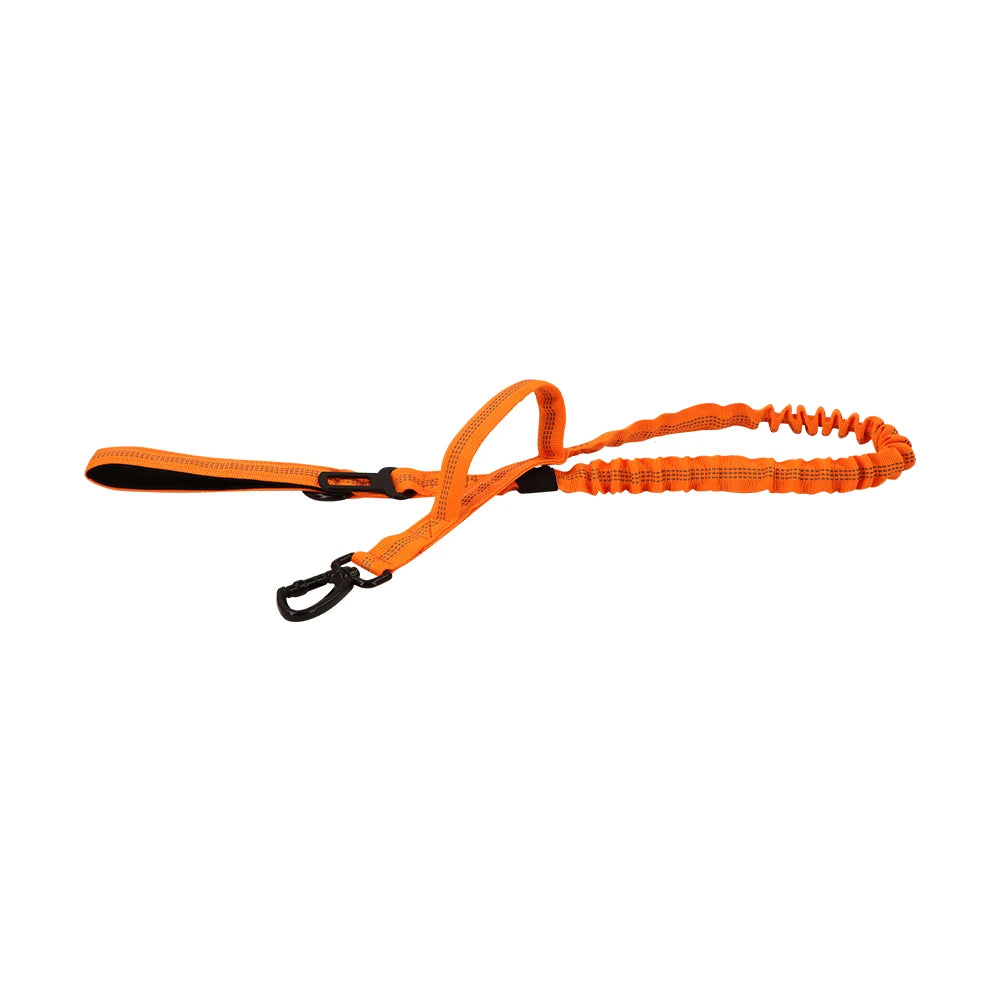 Adjustable Tactical Dog Leash – Elastic Training Lead with Dual Control Handles