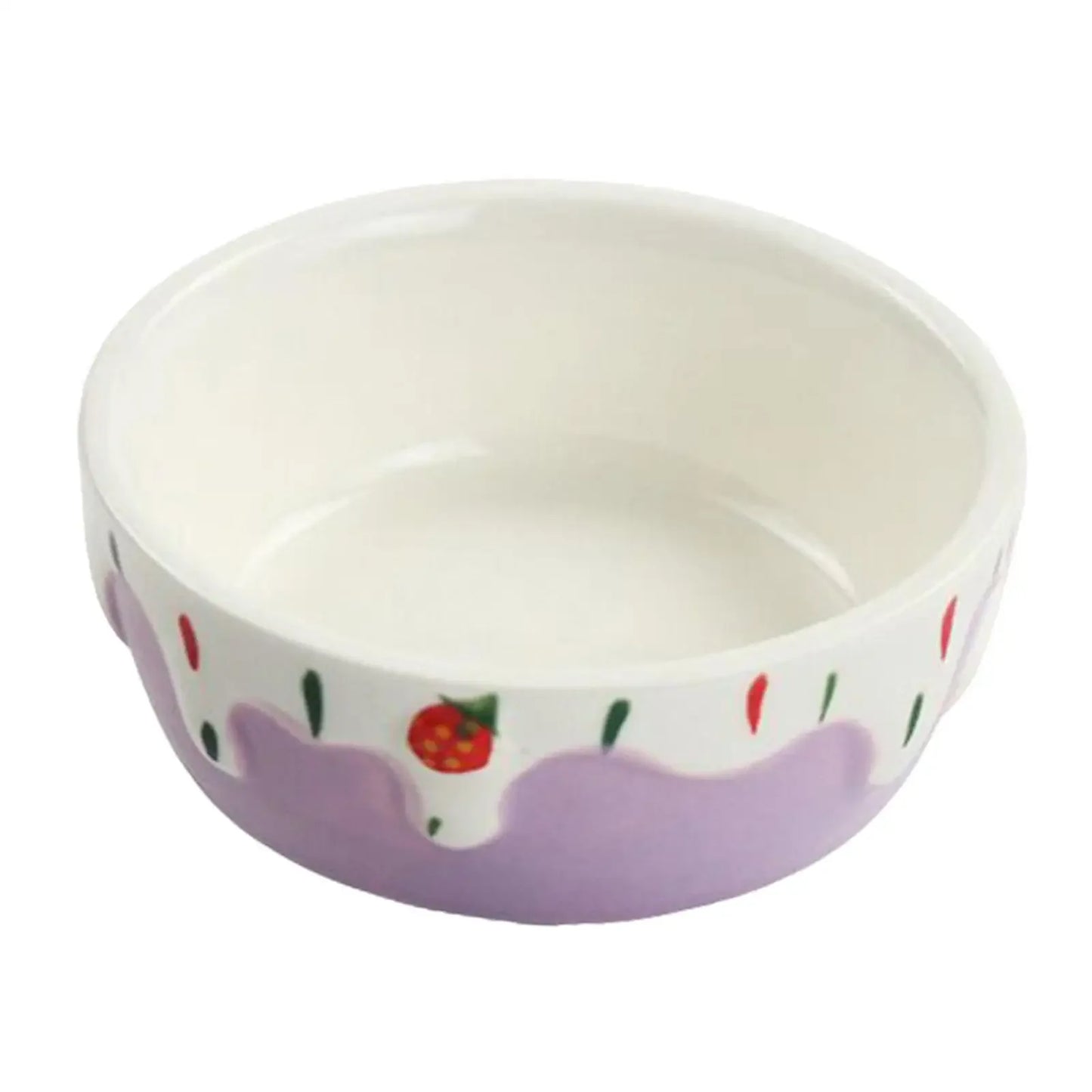 Ceramic Small Pet Food Bowl – Easy Clean Feeding Dish for Hamsters, Rabbits & Small Animals