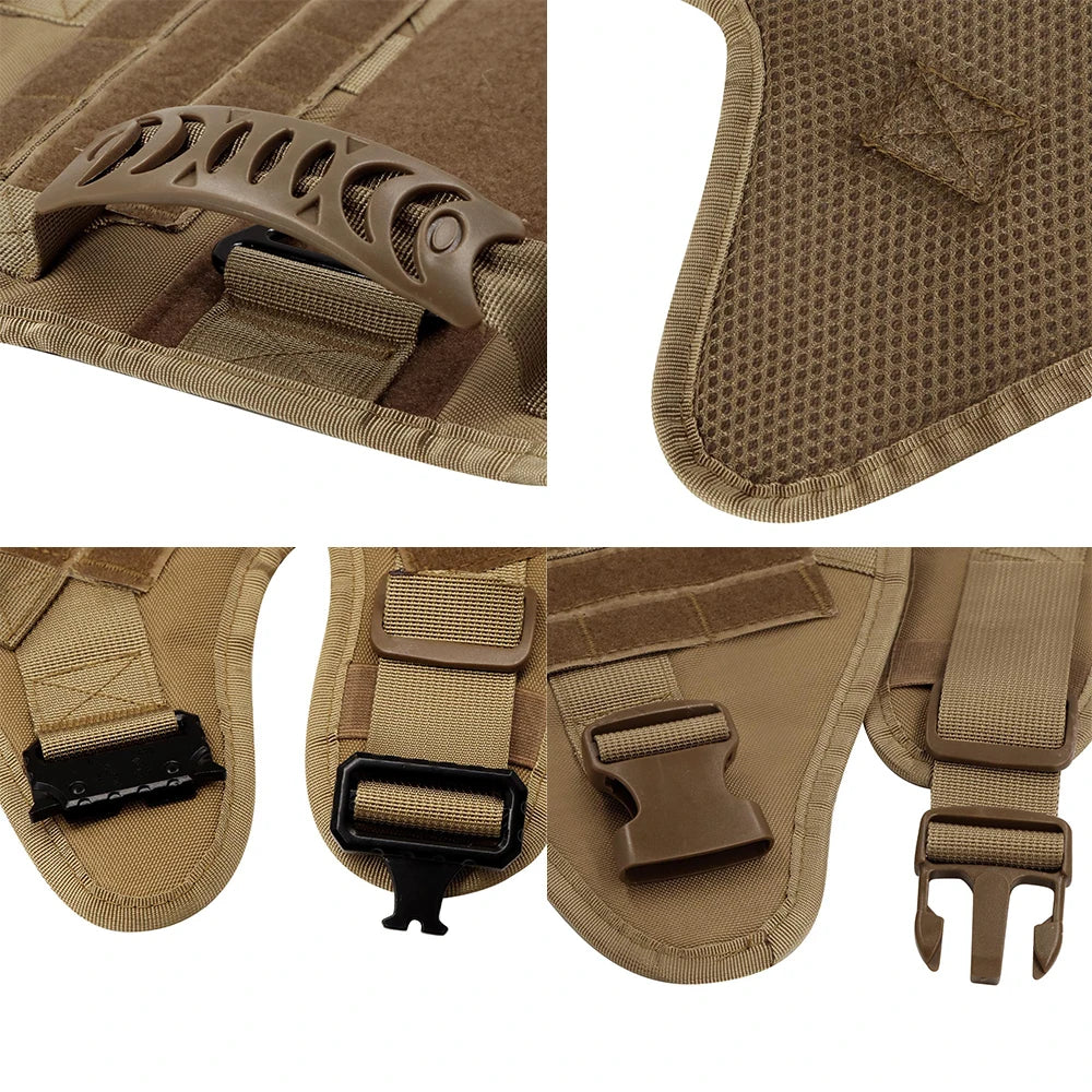 Tactical Dog Harness with Molle – For Medium & Large Dogs