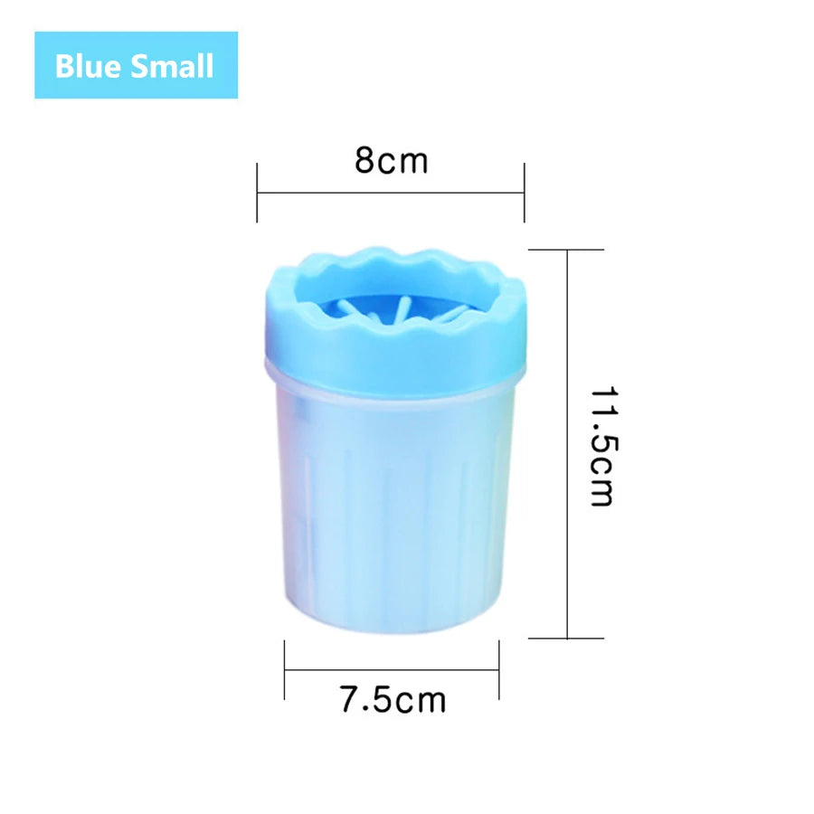 Pet Foot Wash Cup – Silicone Cleaning Brush for Dogs & Cats