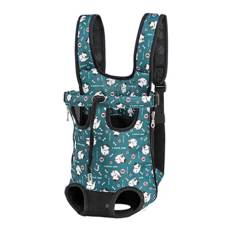 Adjustable Pet Carrier Backpack for Cats & Small Dogs