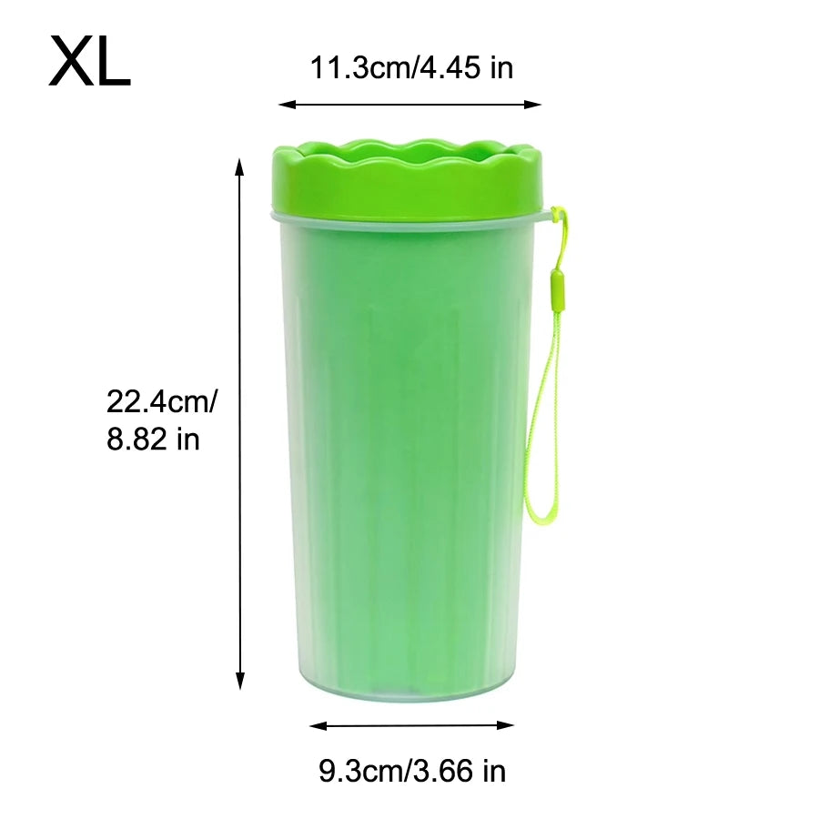 Pet Foot Wash Cup – Silicone Cleaning Brush for Dogs & Cats