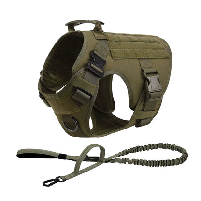 Tactical Dog Harness with Molle – For Medium & Large Dogs