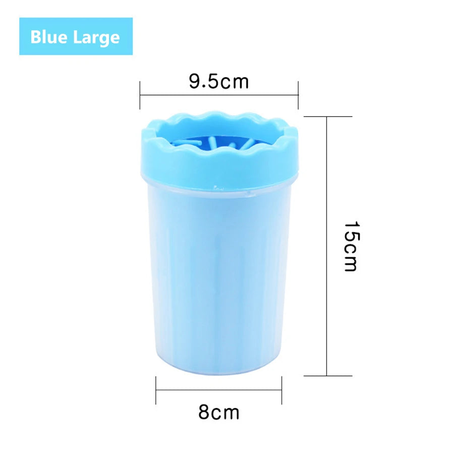Pet Foot Wash Cup – Silicone Cleaning Brush for Dogs & Cats