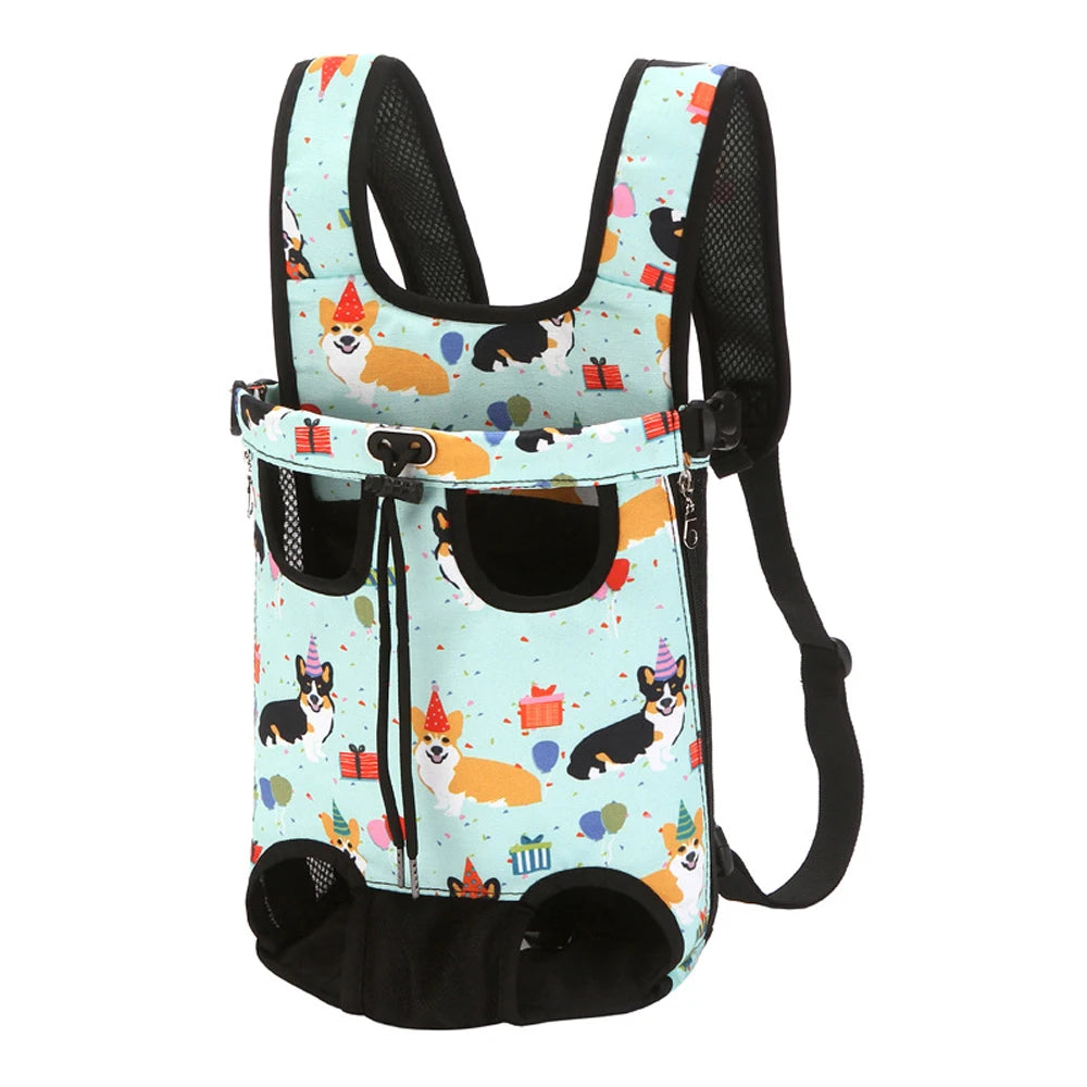 Adjustable Pet Carrier Backpack for Cats & Small Dogs