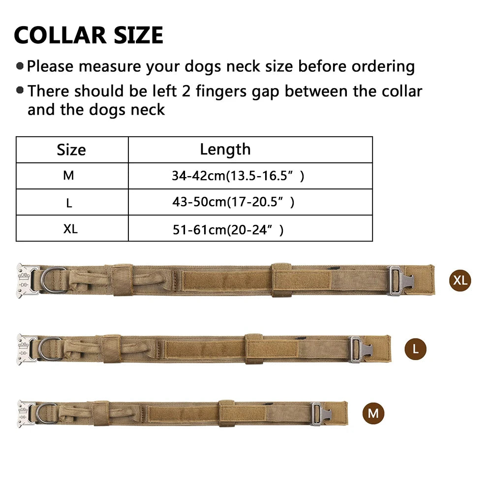 Tactical Dog Harness with Molle – For Medium & Large Dogs