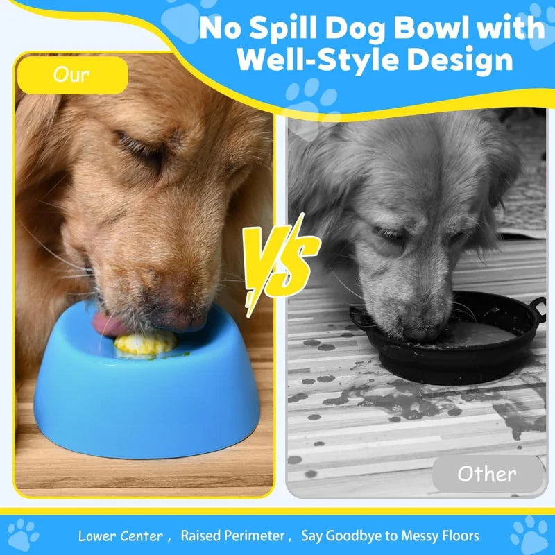 Anti-Choking Slow Feeder Dog Bowl – Non-Slip Lick Bowl for Treats, Broth & Yogurt