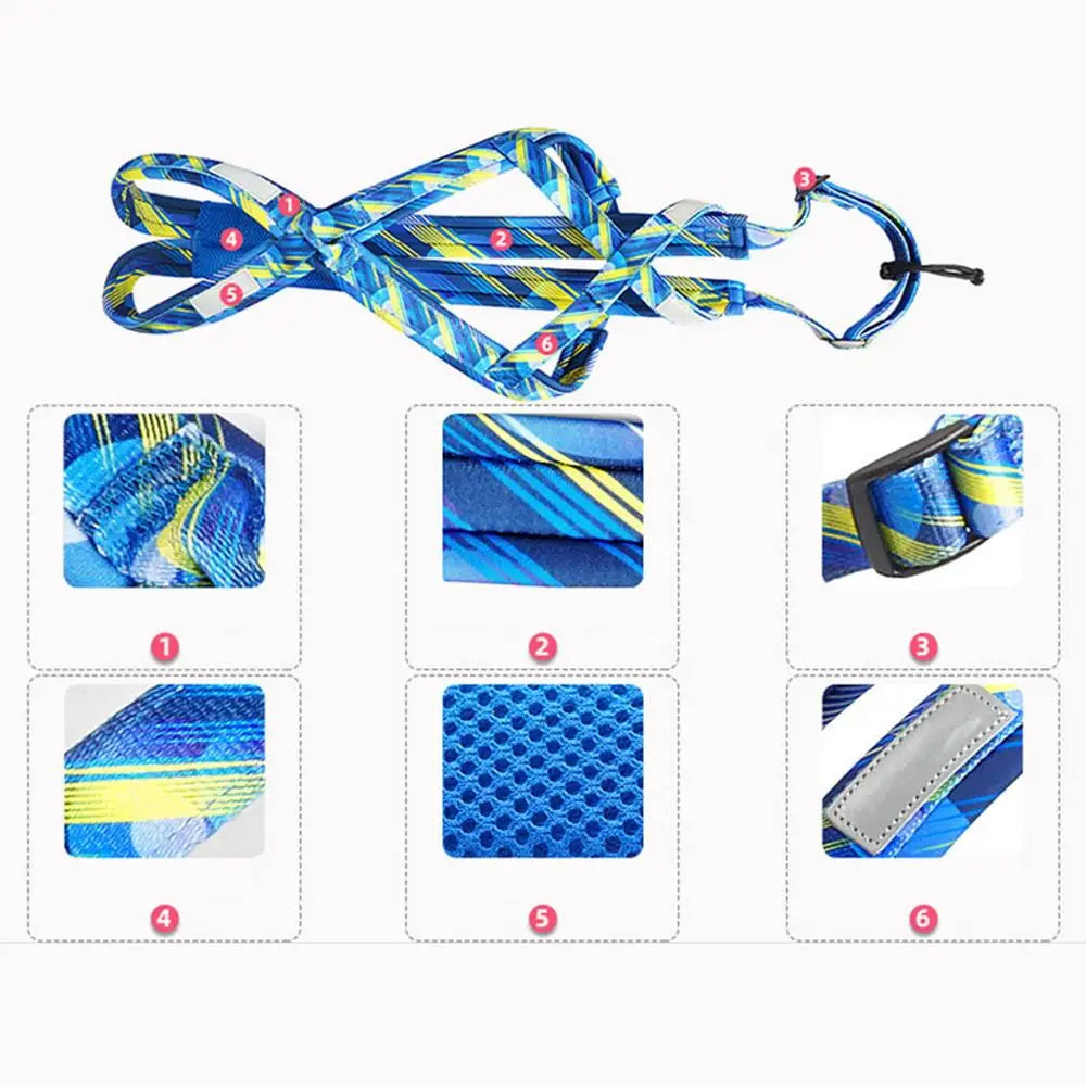 Dog Running Harness No-Pull Sport Training Bikejoring Skijoring Sled Harness
