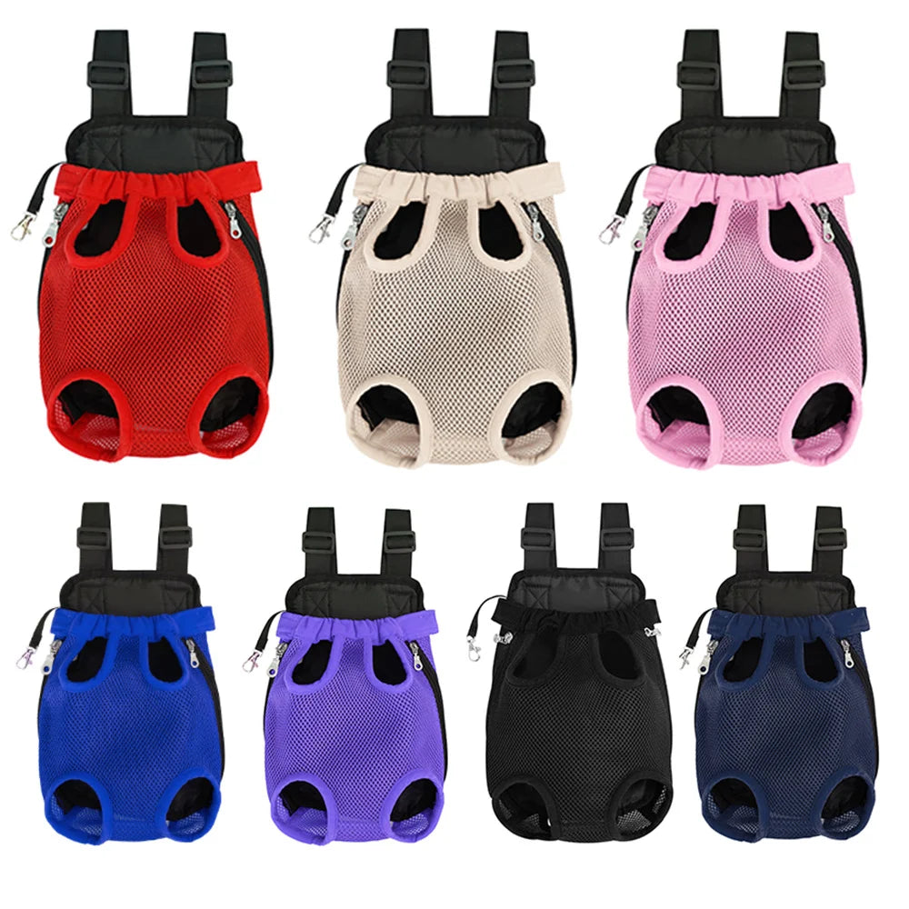 Adjustable Pet Carrier Backpack for Cats & Small Dogs