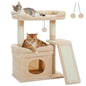 Small Cat Tree with Condo, Perch & Scratching Post