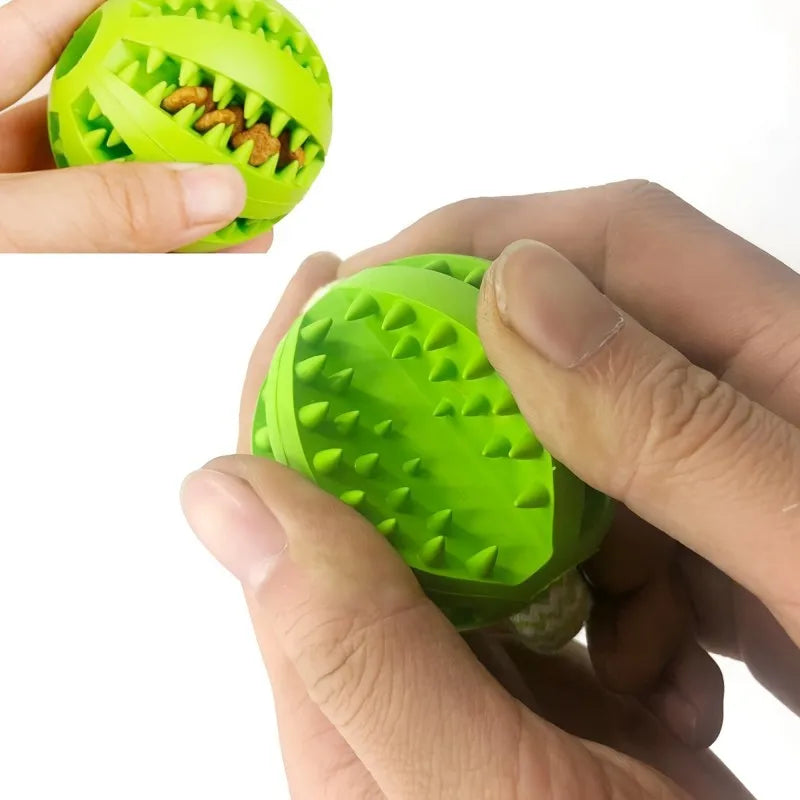 Rope Chew Toy Ball for Dogs – Dental & Treat Dispenser