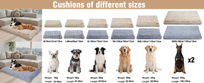 Ultra Plush Washable Dog Bed – Soft Pet Cushion Mat