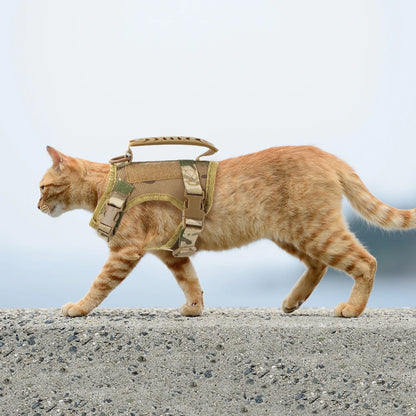 Tactical Cat & Dog Harness with Control Handle