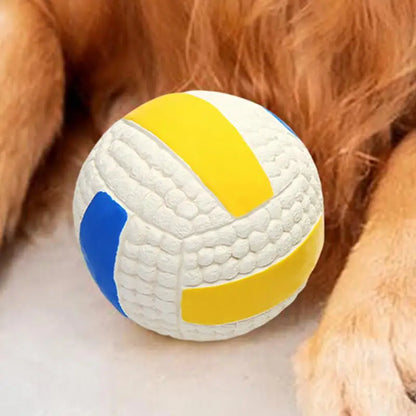 Interactive Dog Ball Toy – Tough Bouncy Chew Ball for Puppies