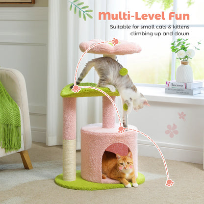 Cactus Cat Tree with Condo & Scratching Post