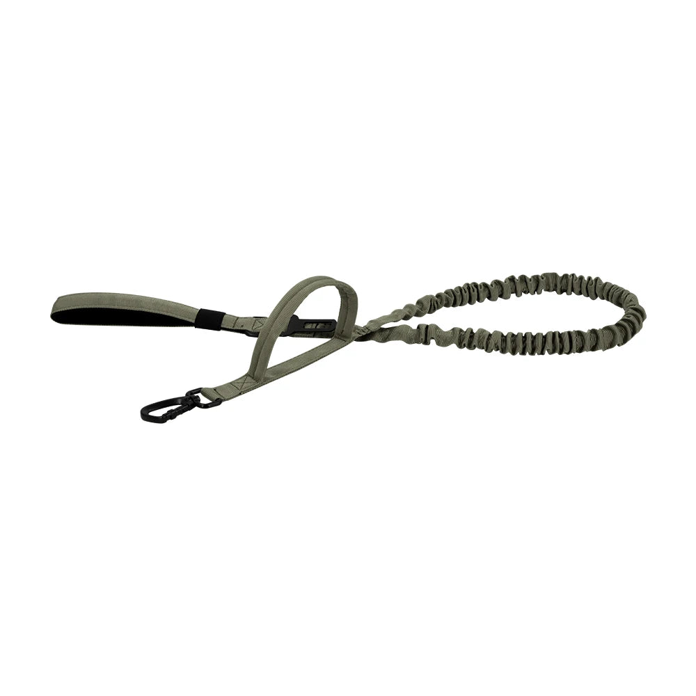 Adjustable Tactical Dog Leash – Elastic Training Lead with Dual Control Handles