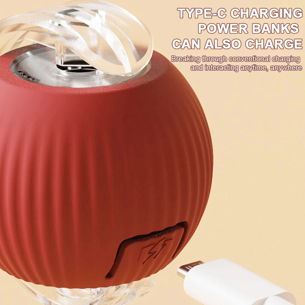 Interactive Rolling Cat Ball – Rechargeable Automatic Toy for Indoor Cats