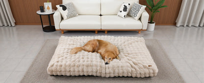 Ultra Plush Washable Dog Bed – Soft Pet Cushion Mat