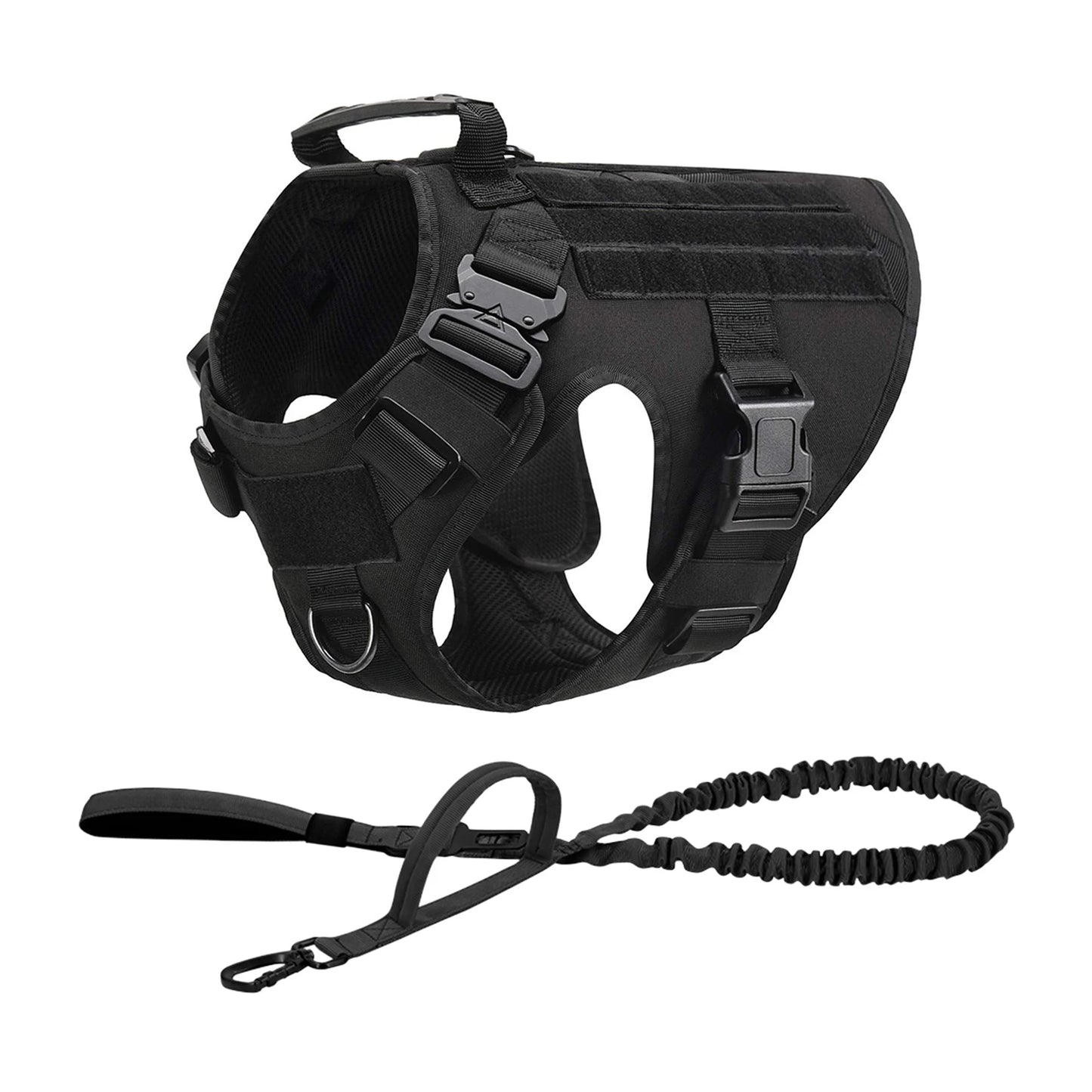 Tactical Dog Harness with Molle – For Medium & Large Dogs