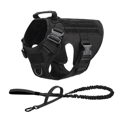 Tactical Dog Harness with Molle – For Medium & Large Dogs