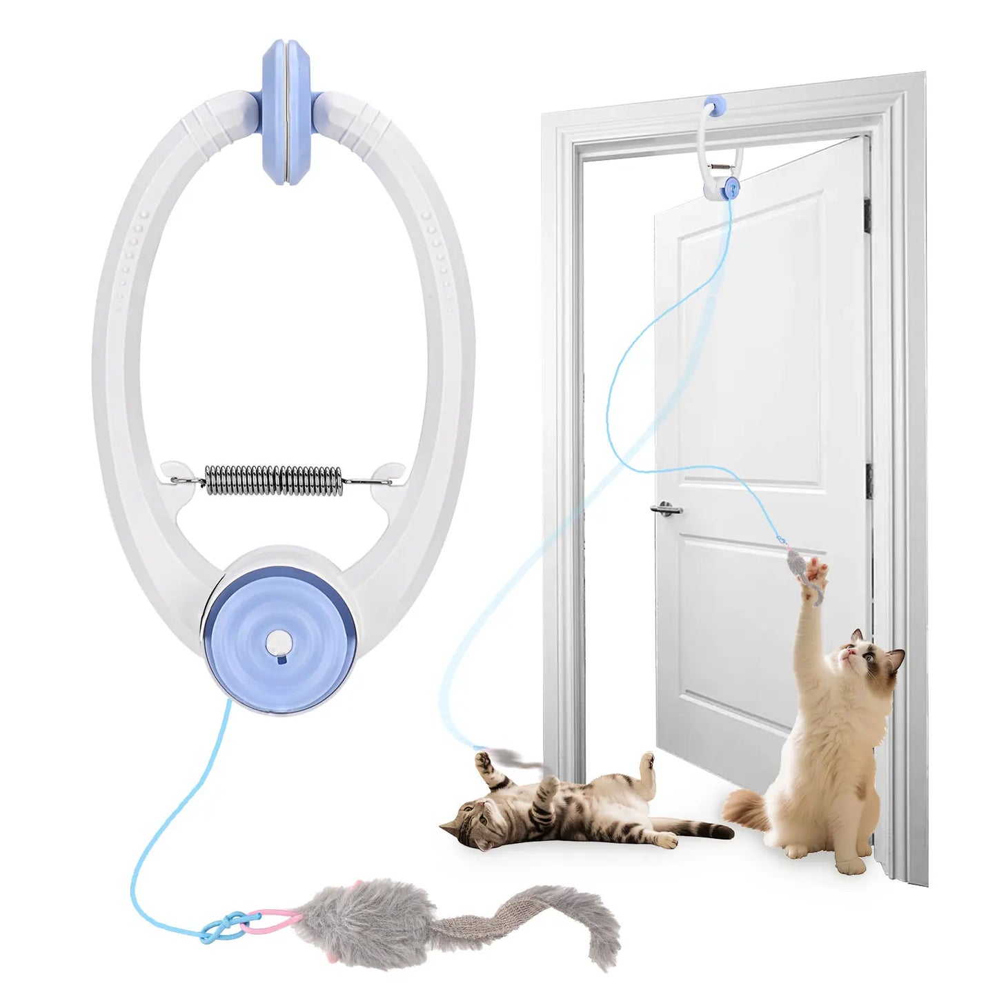 Automatic Hanging Cat Toy – USB Rechargeable Interactive Play Toy