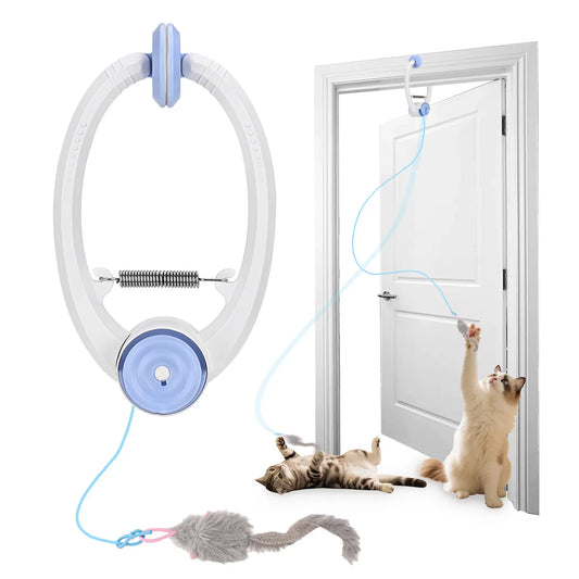 Automatic Hanging Cat Toy – USB Rechargeable Interactive Play Toy