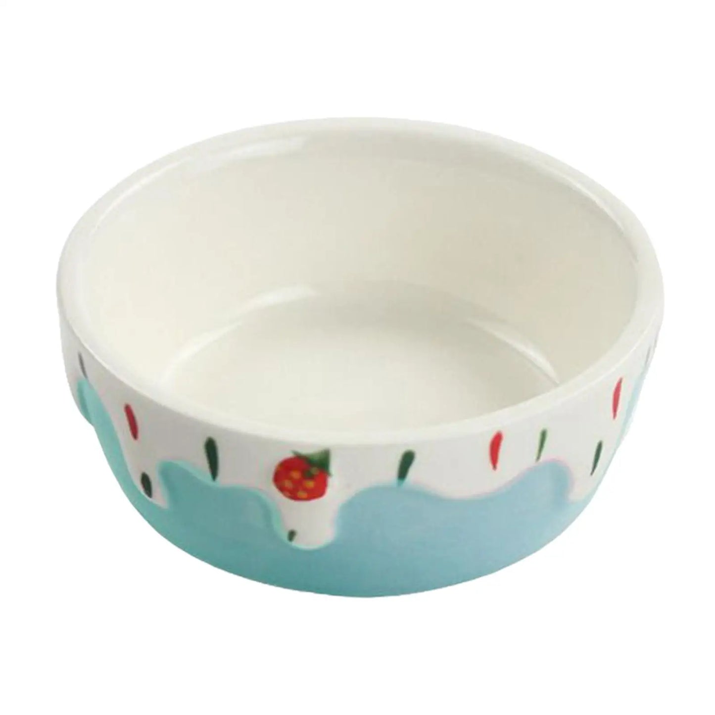 Ceramic Small Pet Food Bowl – Easy Clean Feeding Dish for Hamsters, Rabbits & Small Animals