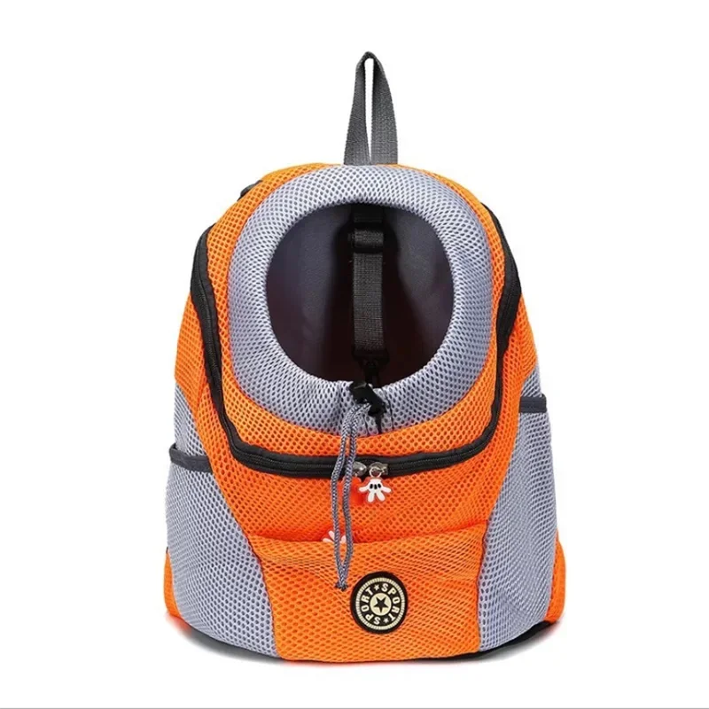 Portable Pet Carrier Backpack – Breathable Front Travel Bag for Dogs & Cats