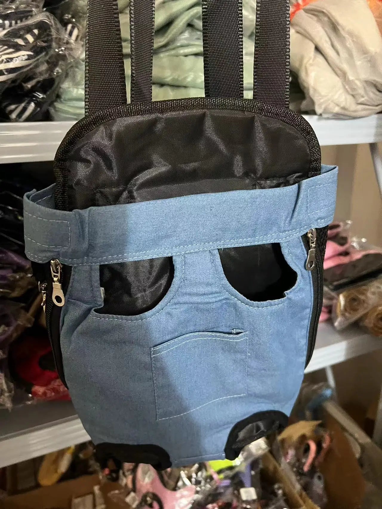 Adjustable Pet Carrier Backpack for Cats & Small Dogs